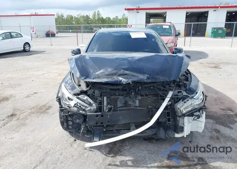 2014 Infiniti Q50 Hybrid Sport z USA, uszkodzony, nr VIN JN1AV7AP8EM692022